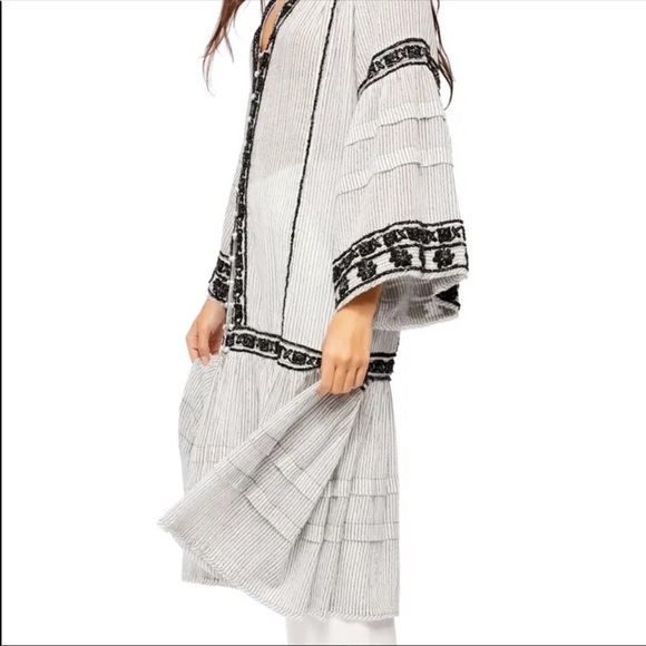 New Free People Vegabond striped Maxi Tunic - Picture 2 of 8